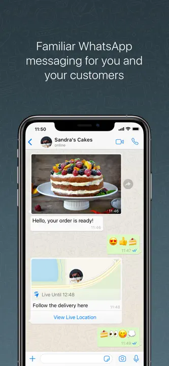 WhatsApp Business: Screenshot 2 von 3