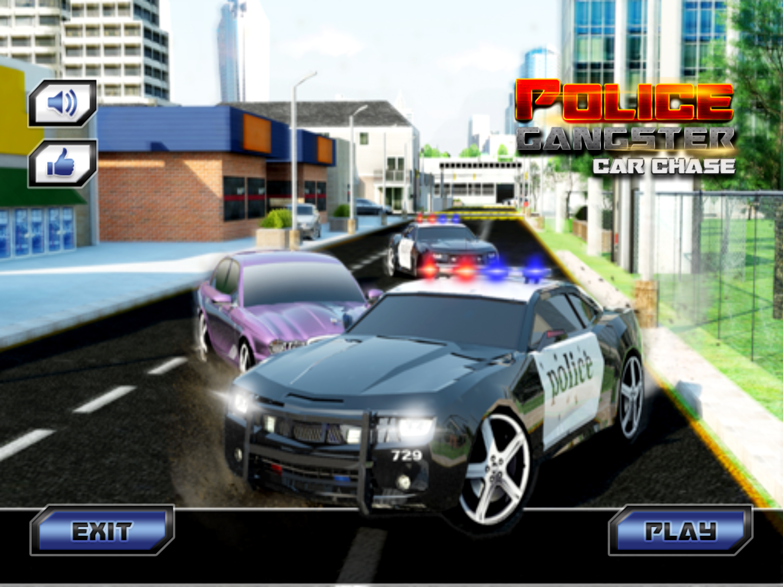 Police Chase Gangster Escape