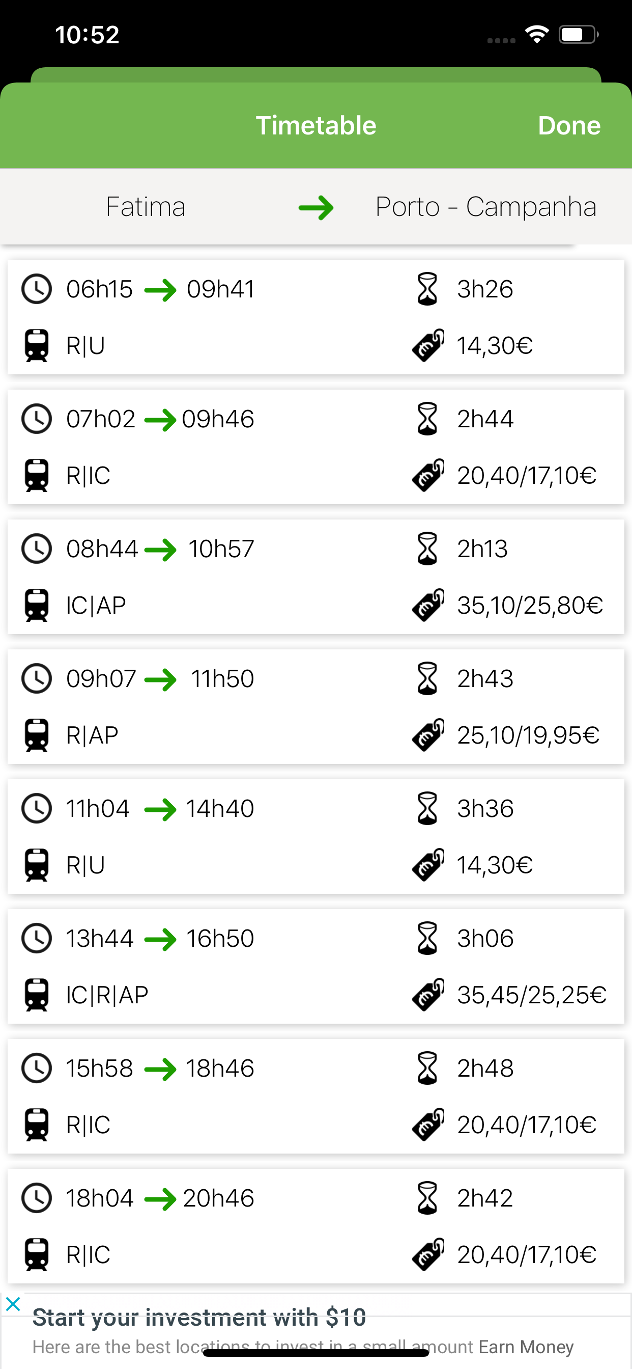 Comboios screenshot 3