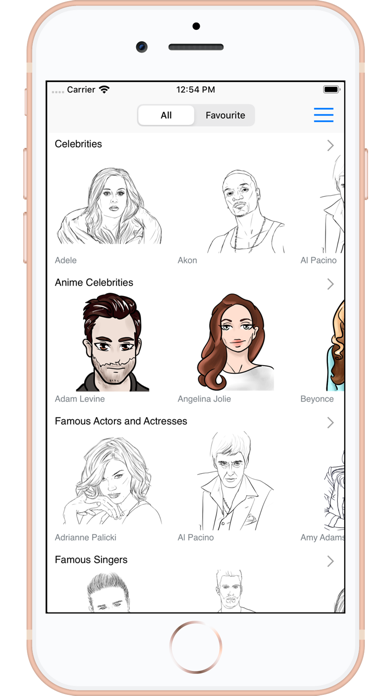 Screenshot #1 pour Draw Famous People