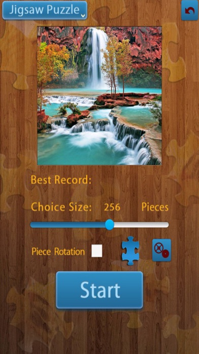 Waterfall Jigsaw Puzzle Screenshot