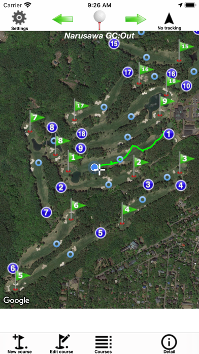 Golf Shot Navi Lite Screenshot