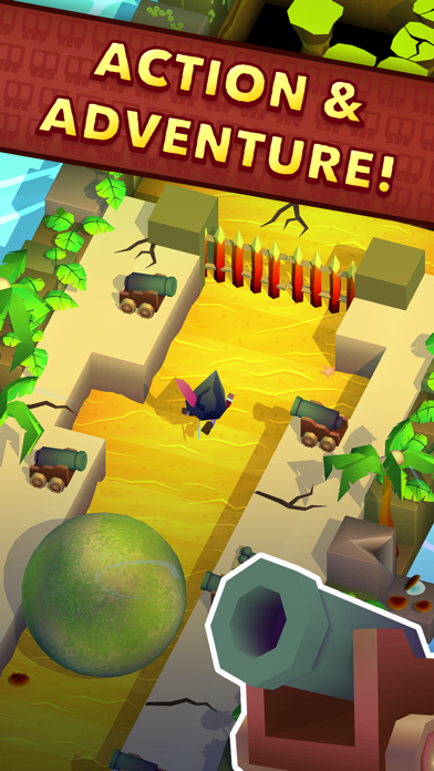 Blocky Pirates - Endless Arcade Swashbuckler Screenshot 2