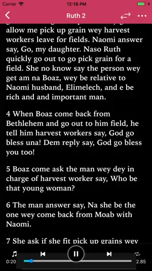 Pidgin Audio Bible screenshot 4