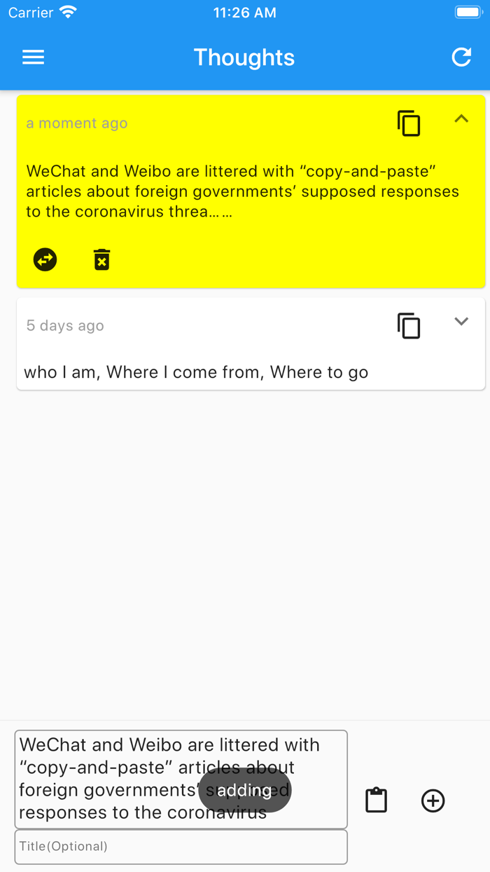 Paste In and Copy Out