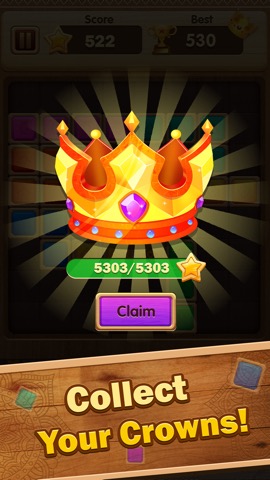 Block Puzzle:  Collect Crownsのおすすめ画像2