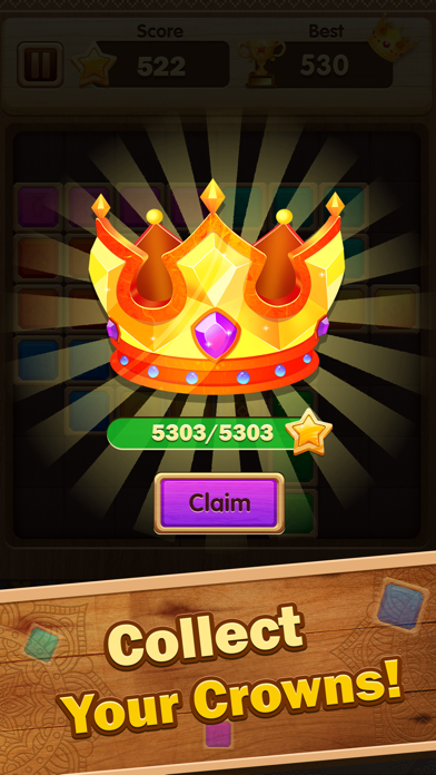 Block Puzzle:  Collect Crowns Screenshot