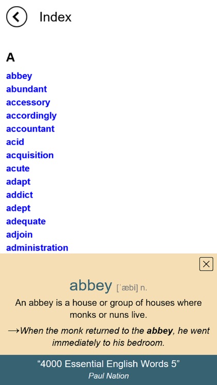 4K Essential English Words 5 screenshot-4