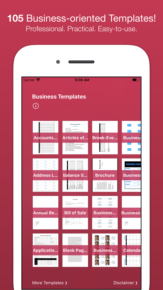 Business Templates for Pages - 3.2.0 - (iOS)