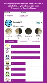 diagrama lunar y emocional iphone capturas de pantalla 3