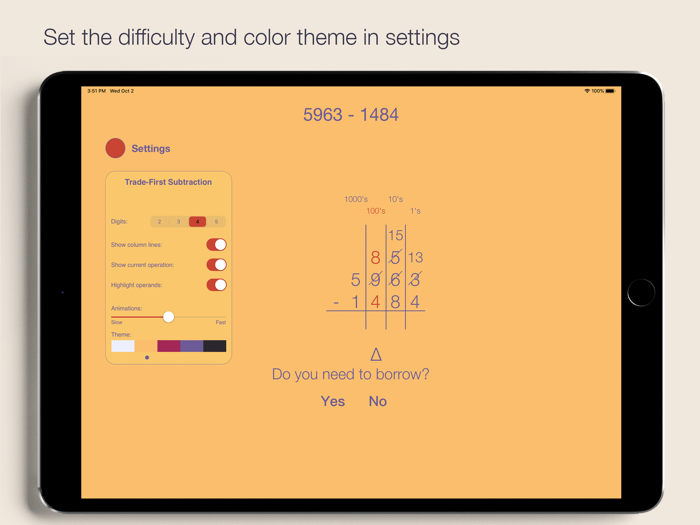 Trade-First Subtraction