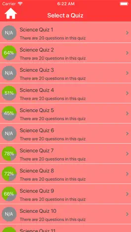 Game screenshot Science for Kids Quiz apk