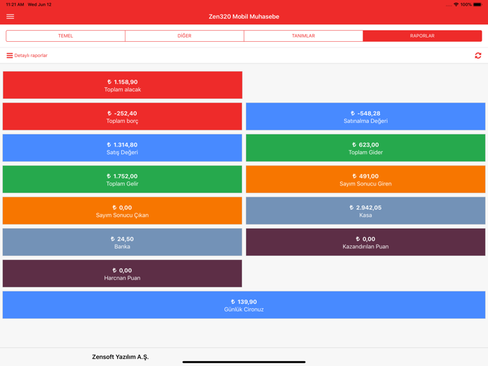 ZEN320 Mobil Muhasebe