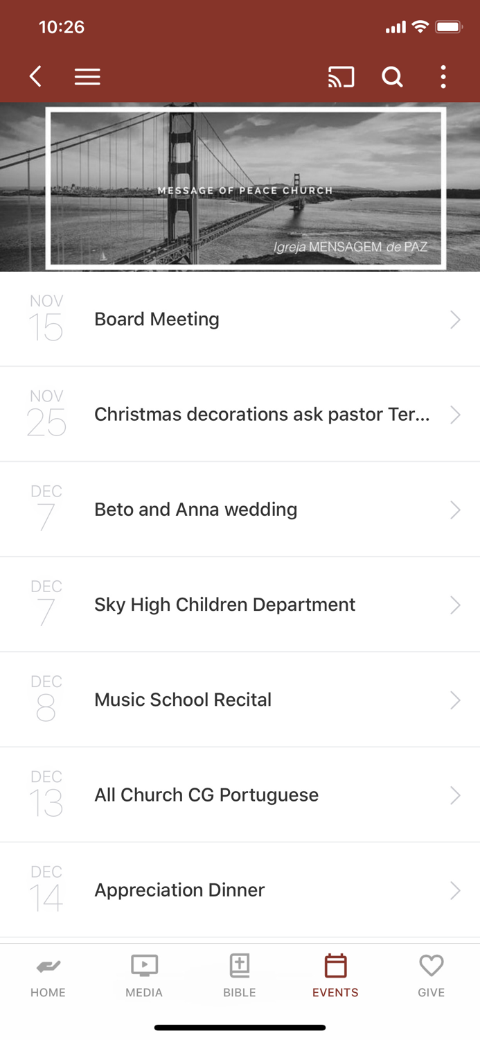 Message of Peace Church