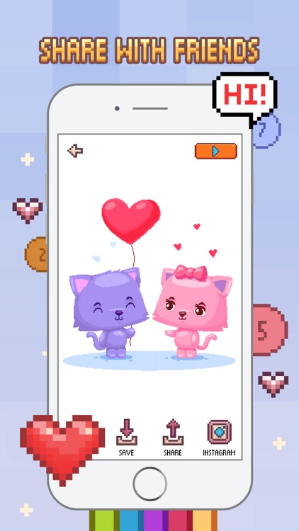 Love Pixel - Color by Number screenshot-3