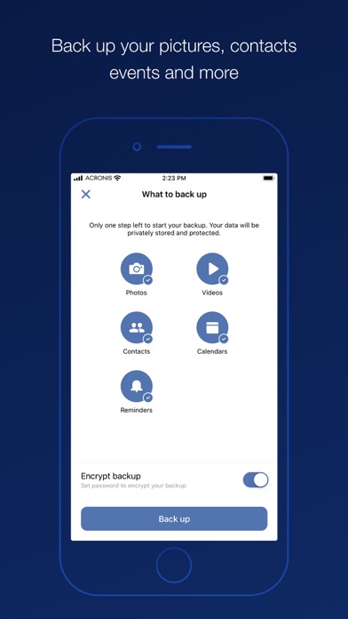 Acronis Cyber Protect Screenshot
