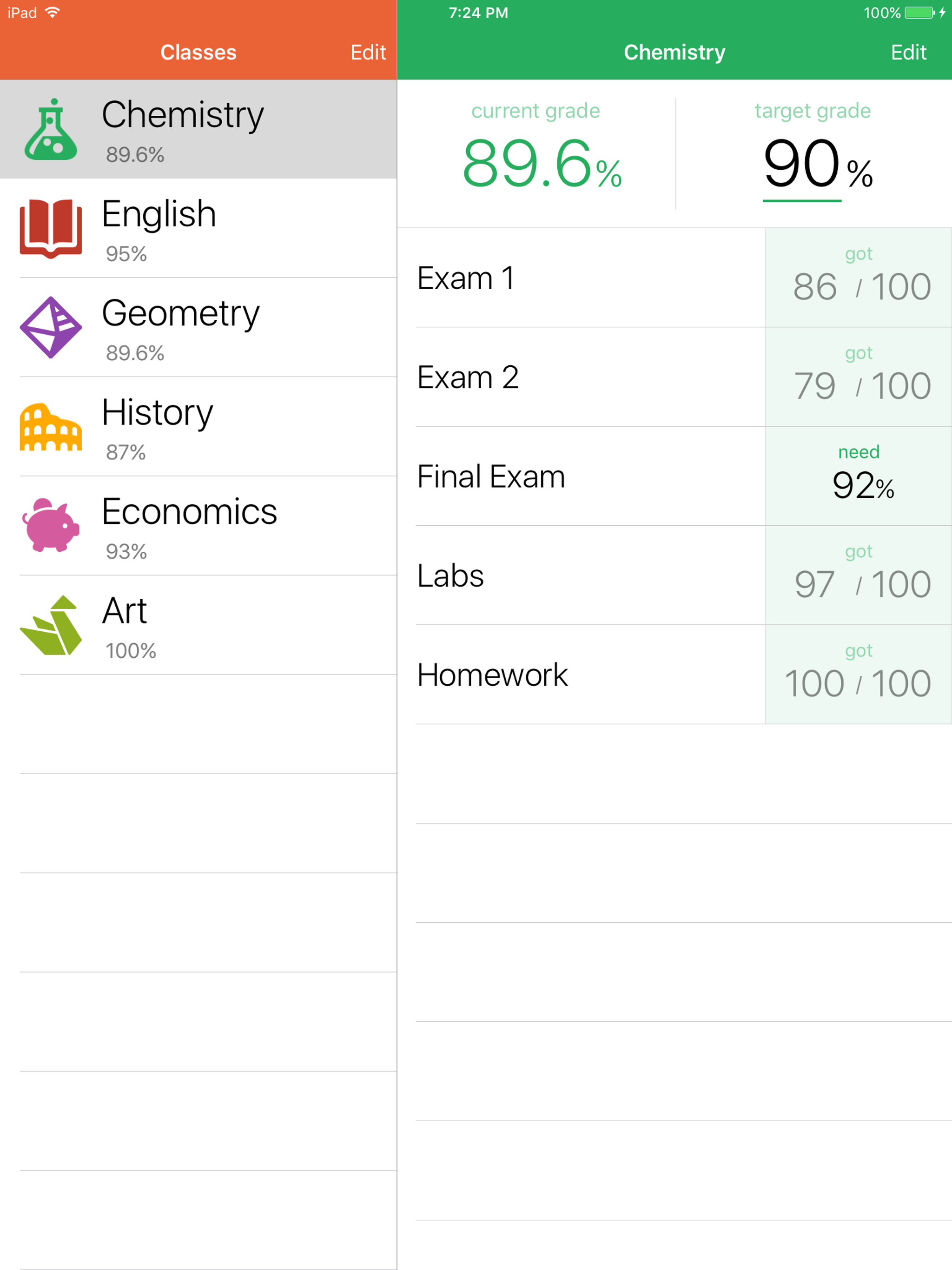 Grades - Grade Calculator, GPA