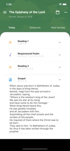 Catholic Daily Mass Reading screenshot #2 for iPhone