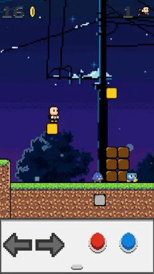 Screenshot von Super Bros! auf dem iPhone 3