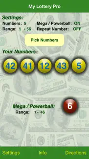 my lottery pro iphone screenshot 4