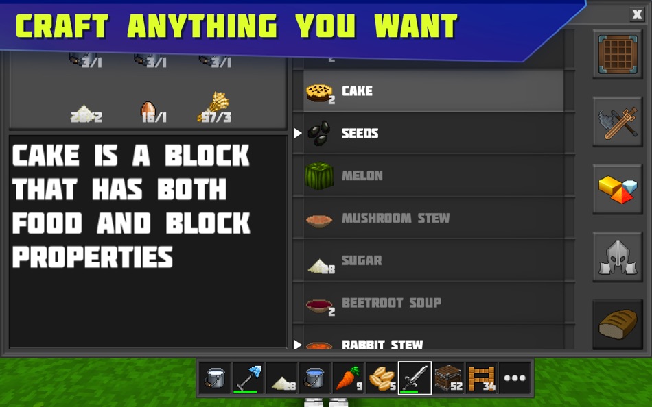 #8. Planet of Cubes Survival Craft (macOS) Av: SolverLabs