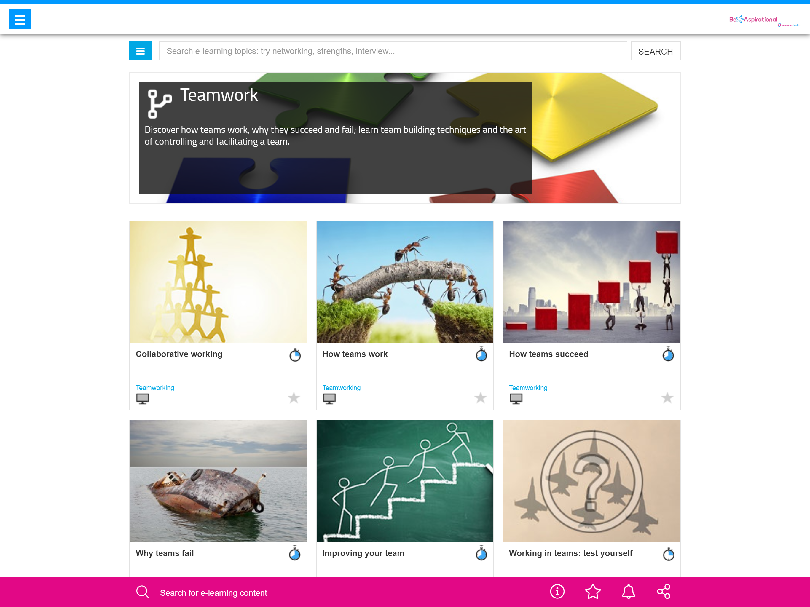 Be Aspirational Career Hub screenshot 5