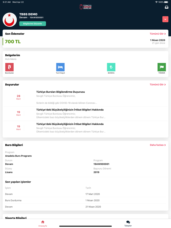 Screenshot #5 pour Türkiye Bursları