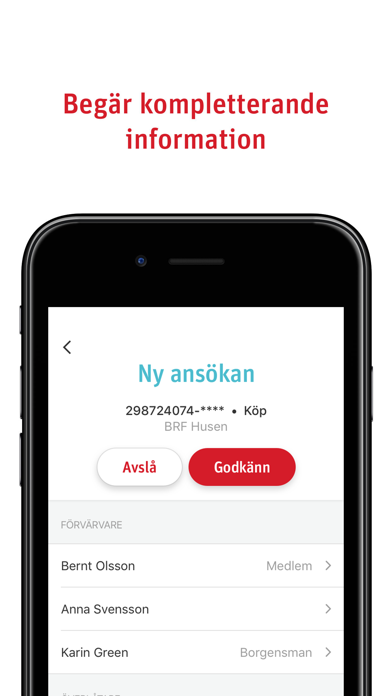 Riksbyggen medlemsansökan screenshot 2