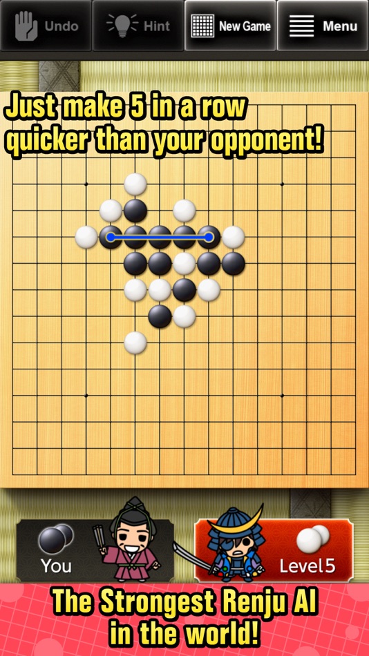 #1. The Gomoku (Renju and Gomoku) (iOS) 由: UNBALANCE Corporation