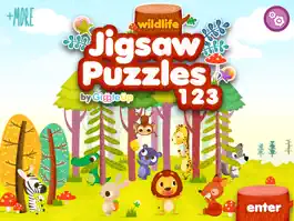 Game screenshot Wildlife Puzzles 123 Lite apk