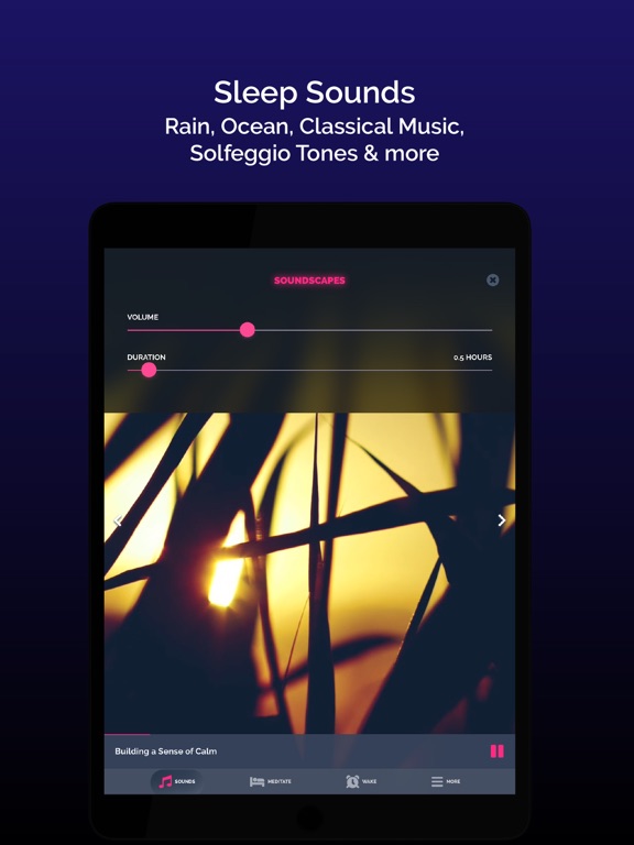 Beditations: Sleep & Awaken iPad screenshot 7 - Health & Fitness app