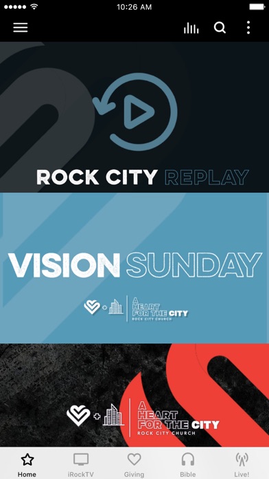Rock City App Screenshot