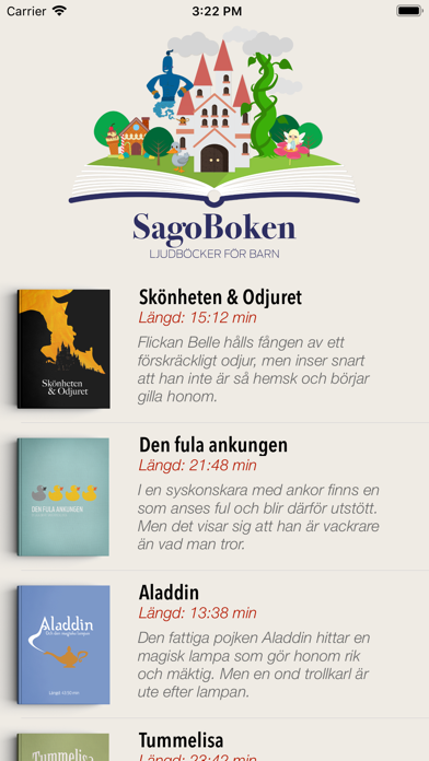 SagoBoken: Ljudböcker för Barn Screenshot