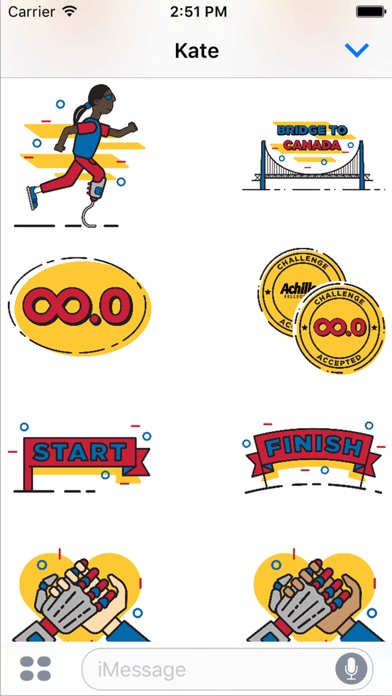 Achilles Marathon Sticker Pack screenshot 2