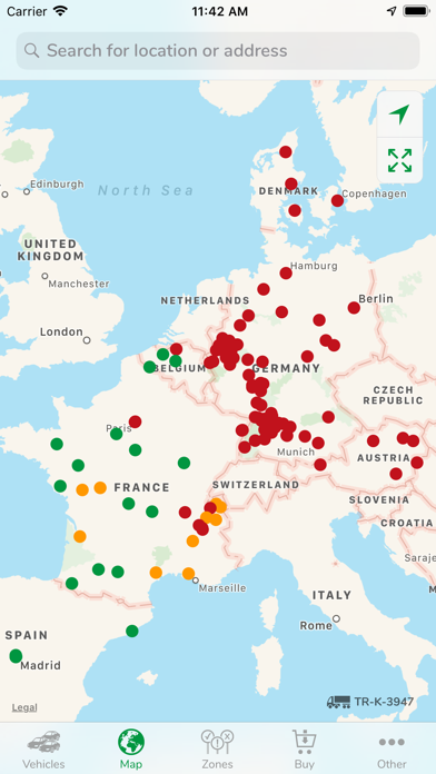 Green-Zones Fleet-App Screenshot