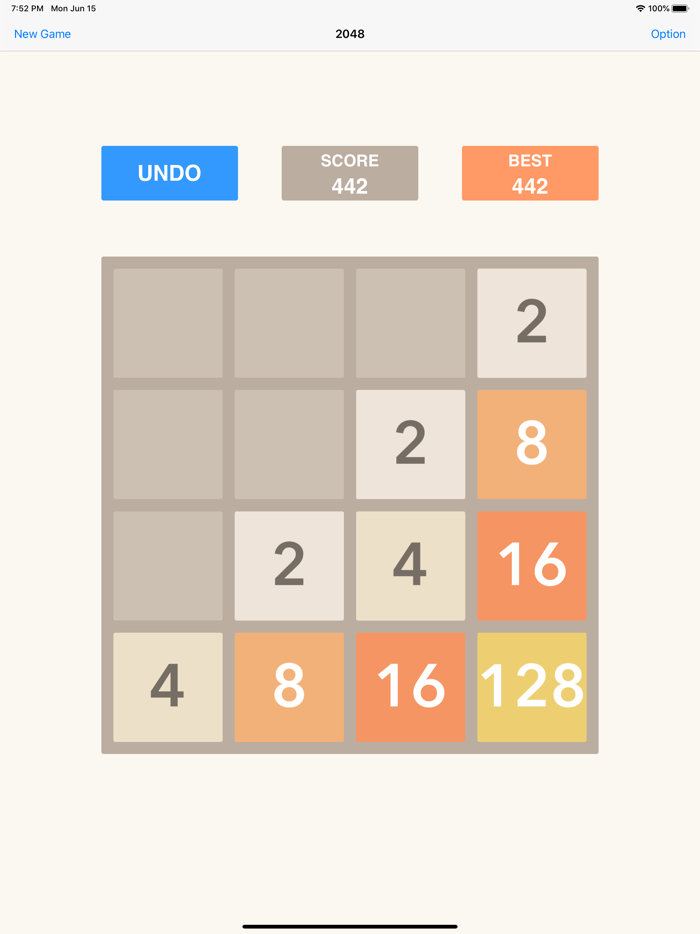 2048 Pro with UNDO