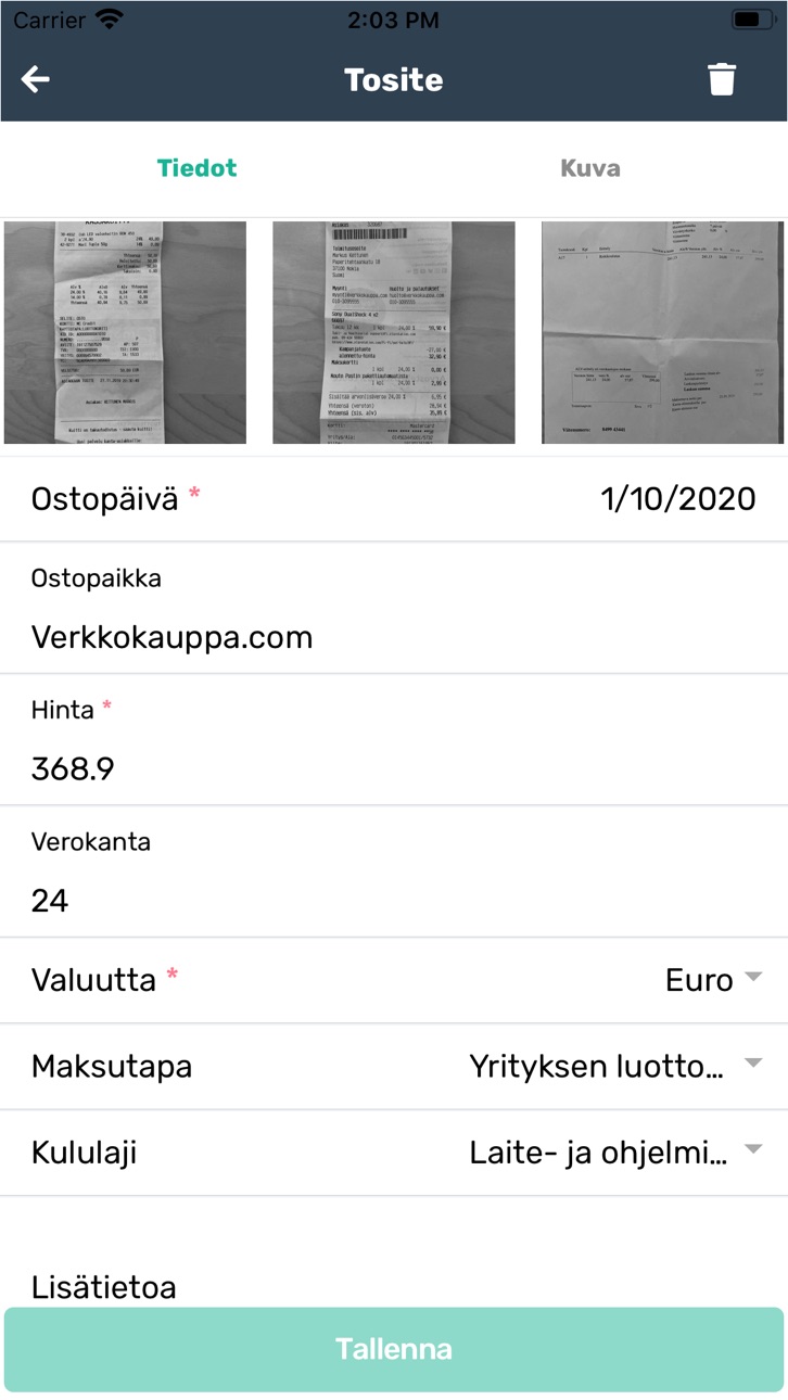 iPhone screenshot