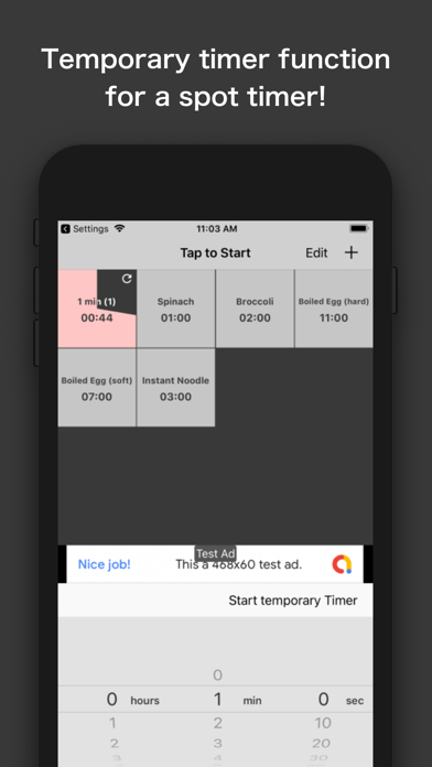 Screenshot #3 pour Savable Kitchen Timer