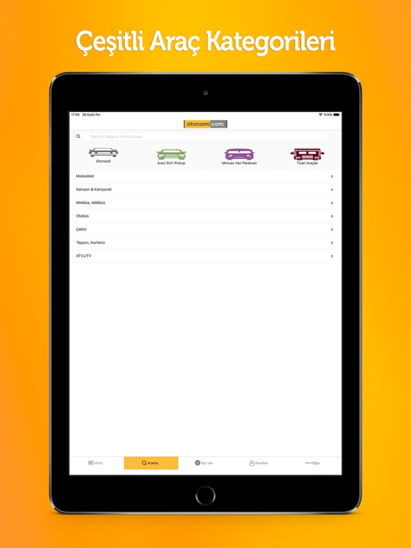 otonomi.com iPad screenshot