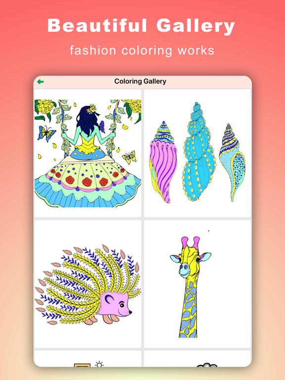 Paint.ml - Art Coloring Book iPad screenshot 4 - Entertainment app