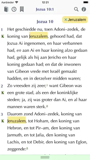 Screenshot von Bijbel+Kant auf dem iPhone 4