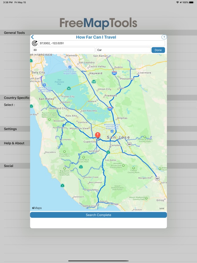 Free Map Tools dans l'App Store
