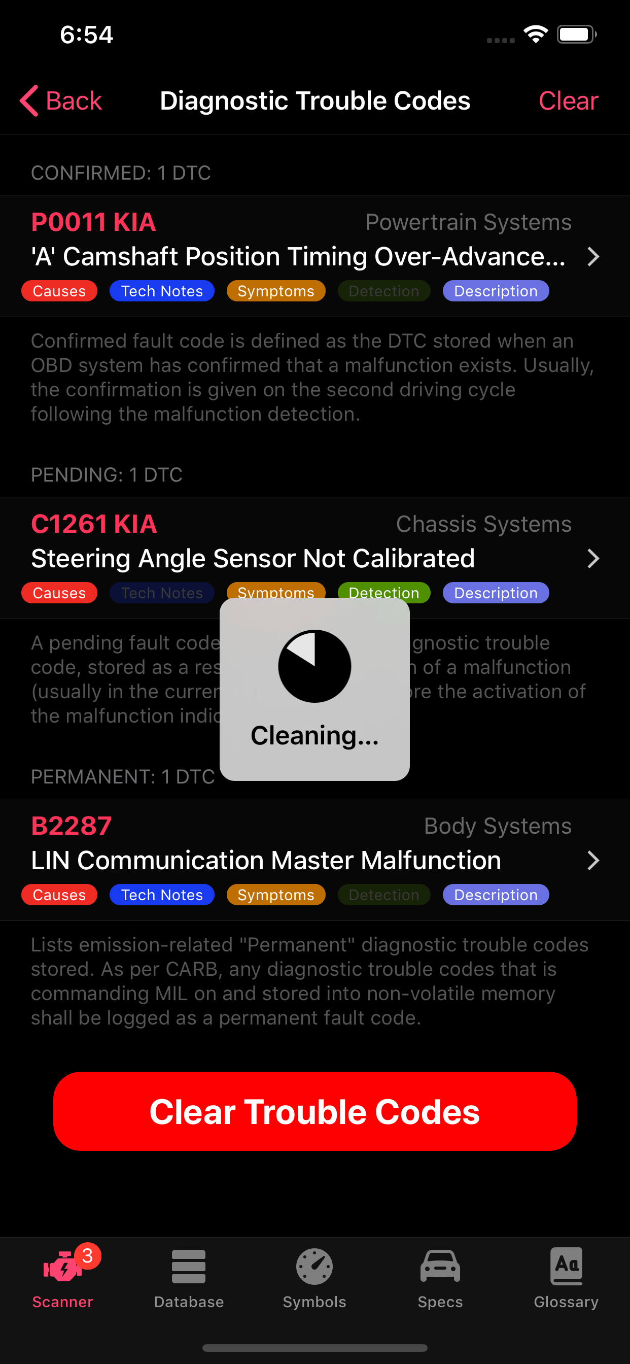 KIA OBD App screenshot 9