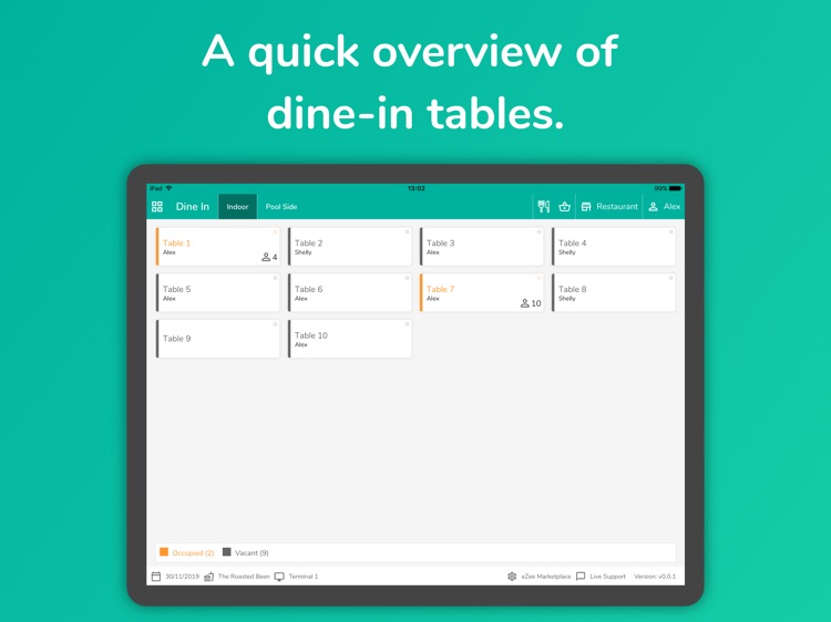 Restaurant POS App by eZee