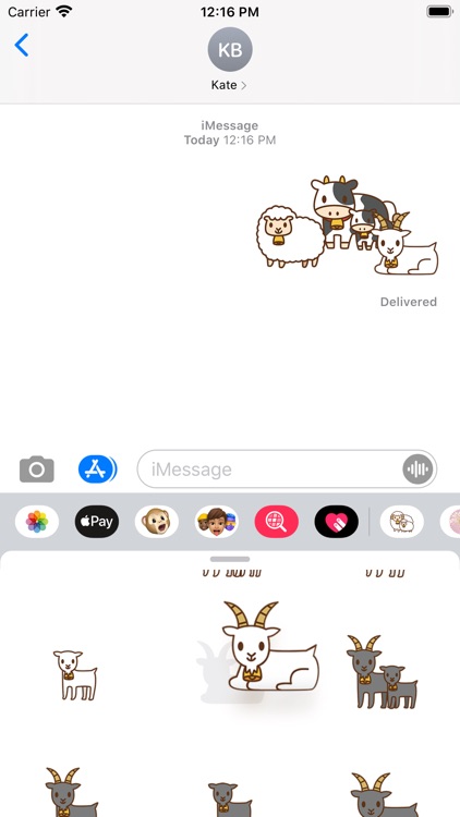 Ranch sticker cute animals screenshot-3