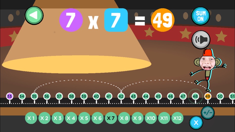 #2. Crazy Math Number Line Lite (iOS) Podle: madebyeducators