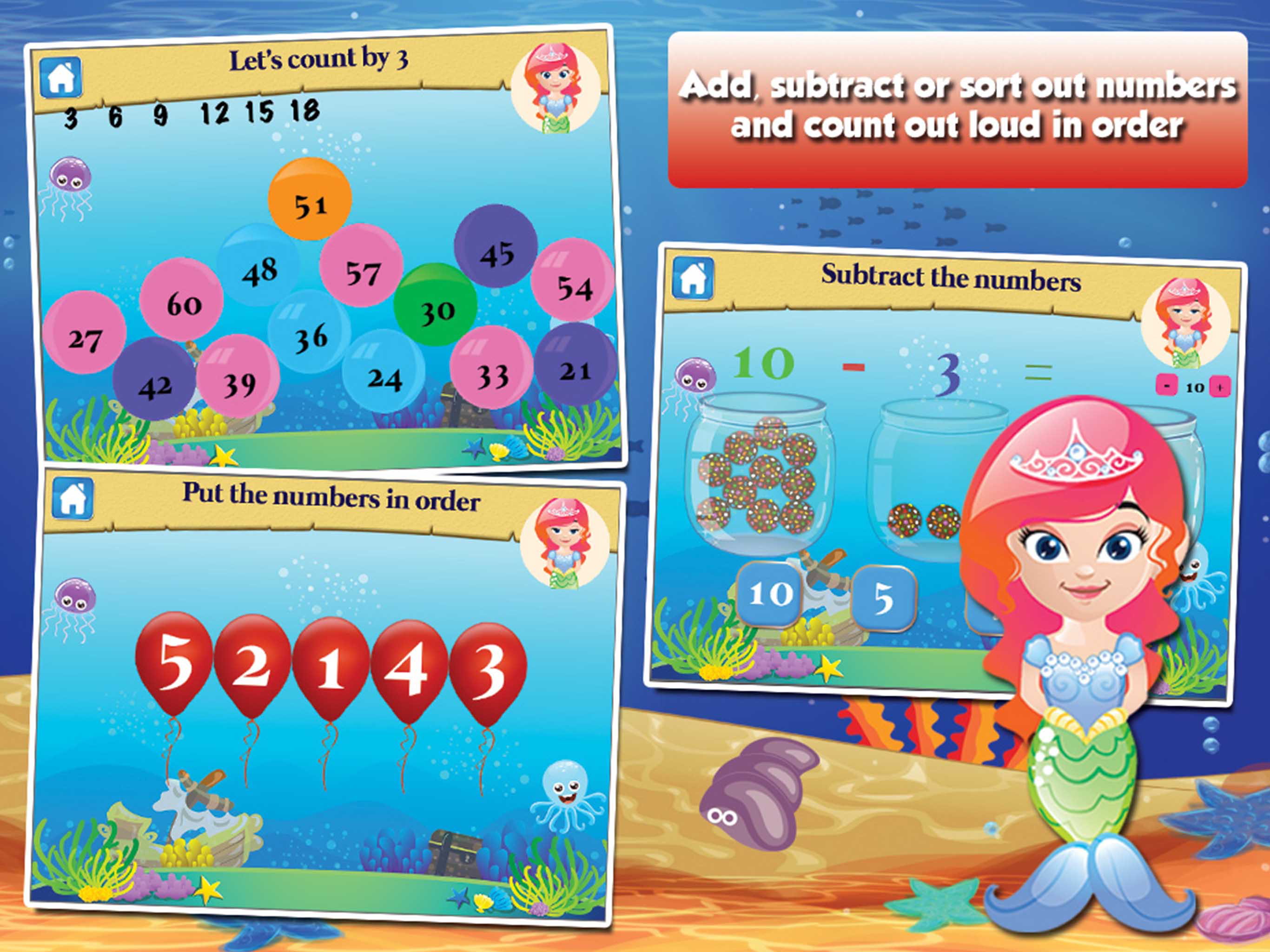 Mermaid Princess Grade 1 Games screenshot 7