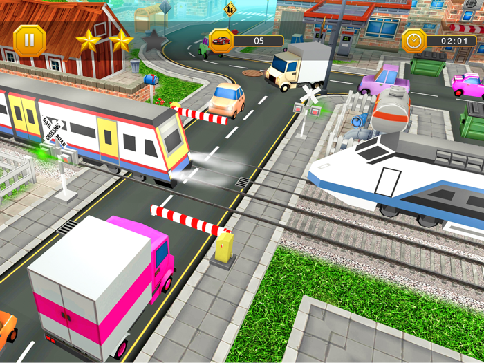 Real Railroad Crossing 3D