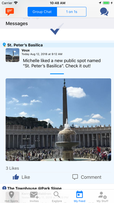 Voux - Meetup, Chat, Share Screenshot