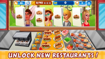 Screenshot #1 pour Jeux de cuisine: Restaurant